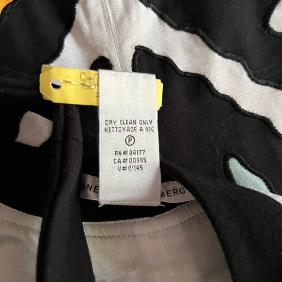 Diane Von Furstenberg DVF Cookie Tahitian Maze Print Cotton Tank Dress Size 2 - Picture 10 of 11